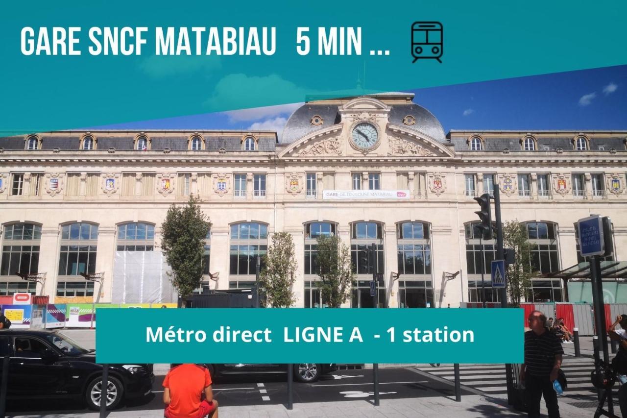 Апартаменты Le Jolimont - Toulousecozyflat Centre - Terrasse - Parking - Metro Экстерьер фото