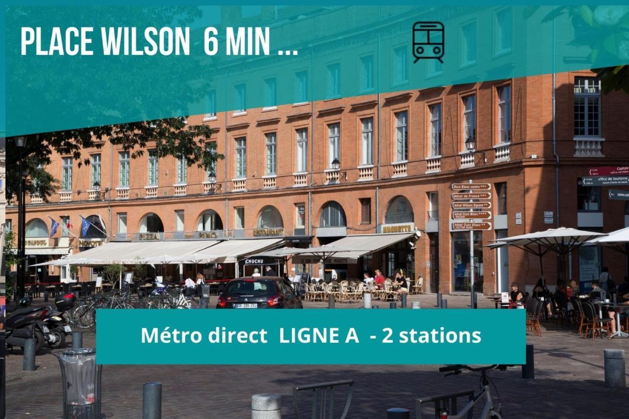 Апартаменты Le Jolimont - Toulousecozyflat Centre - Terrasse - Parking - Metro Экстерьер фото